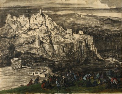 Pohled na Tiflis, 1840s od Grigori Grigorevich Gagarin