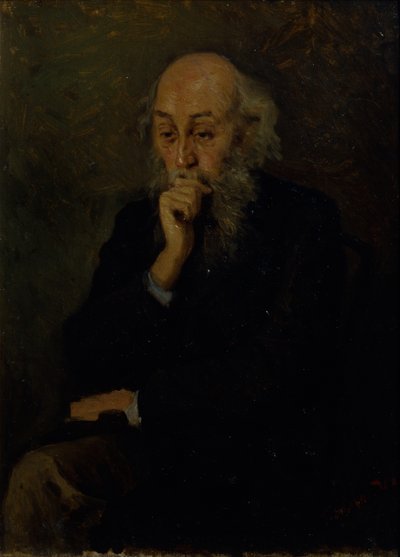 Portrét umělce Nikolaje Ge 1831-1894 od Grigori Grigoryevich Myasoedov