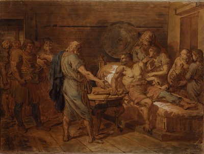Výzva Kuzmy Minina k princi Dmitriji Požarskému, 19. století od Grigori Ivanovich Ugryumov