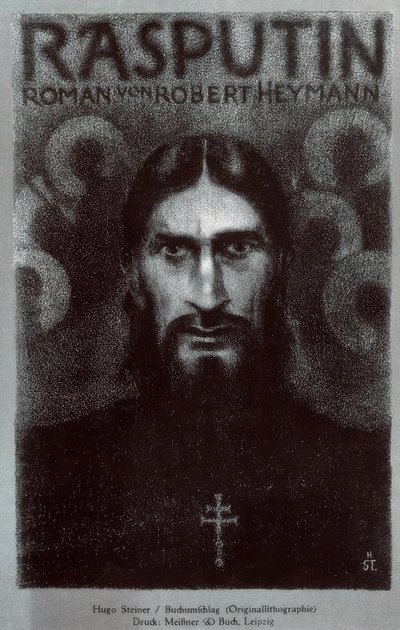 Rasputin / Buchumschlag 1919 od Grigori Jefimowitsch Rasputin