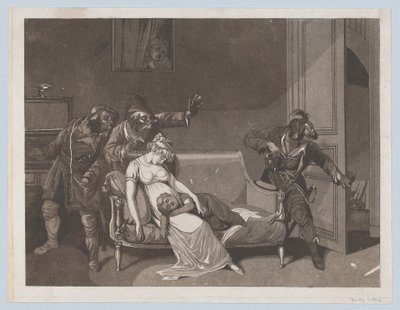První scéna zlodějů, ca. 1805. od Gror