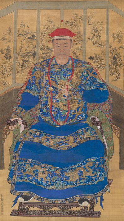 Portrét mandžuského prince od Gu Jianlong