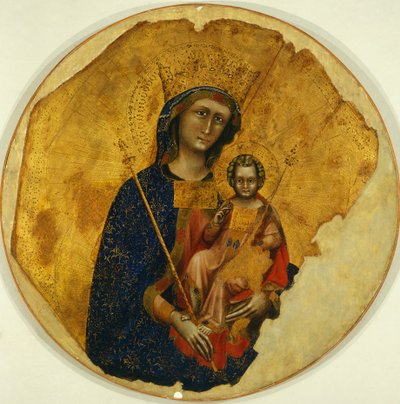 Madonna s dítětem, od Ridolfa Guarienta nebo Guarienta di Arpo (aktivní od 1338 do 1370) od Guariento di Arpo