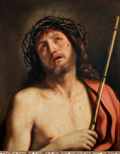 Obraz Ecce Homo od Giovanni Francesca Barbieriho Guerchin dit Il Guercino (1591-1666) 1618 kolem Říma, Galleria Corsini od Guercino