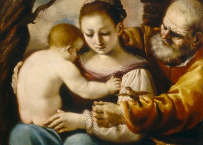 Svatá rodina od Guercino