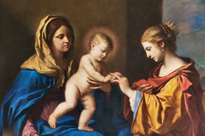 Mystické manželství svaté Kateřiny, detail 2384636 od Guercino
