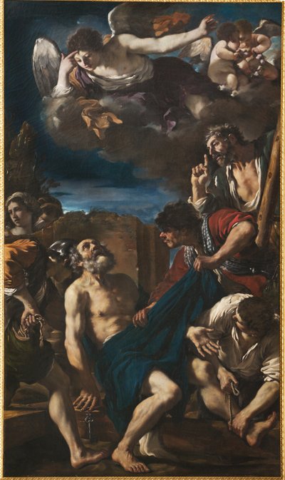 Umučení svatého Petra od Guercino