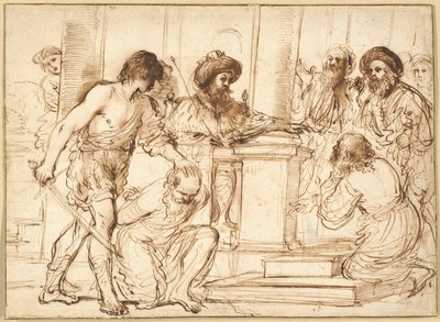 Damon a Pythias od Guercino