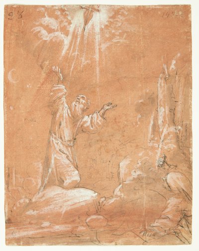 Stigmatizace svatého Františka z Assisi od Guercino