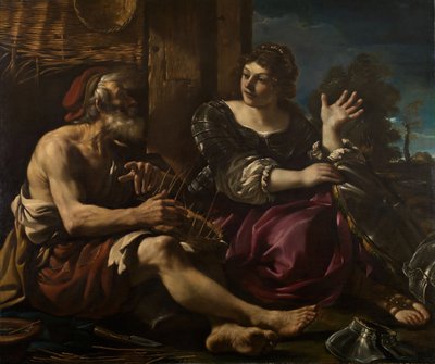 Erminia a pastýř, 1619-20. od Guercino
