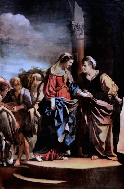 Guercino - Navštívení. Navštívení, 1632 od Guercino