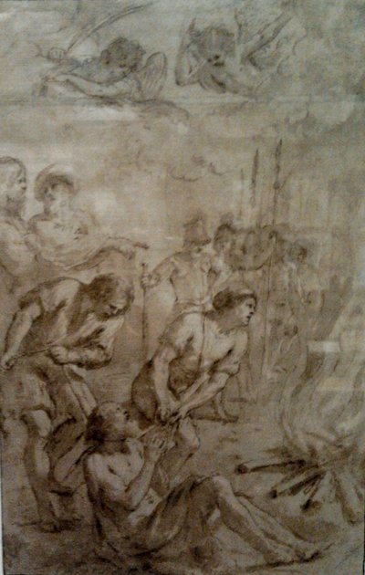 Umučení svatého Barnabáše. od Guercino