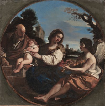 Odpočinek na útěku do Egypta, 1624. od Guercino