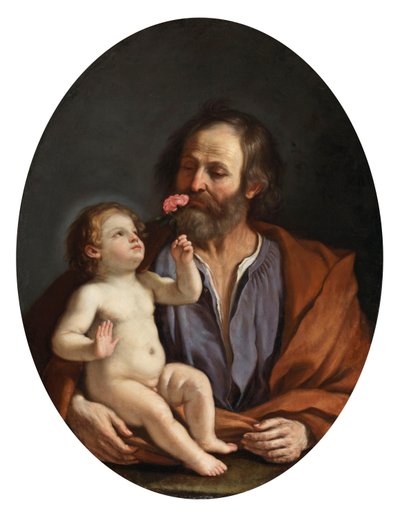 Svatý Josef s Ježíškem od Guercino