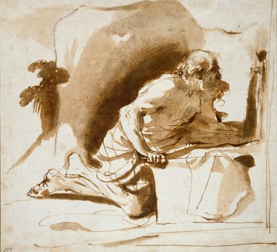 Svatý Jeroným, kolem 1622-1624 od Guercino