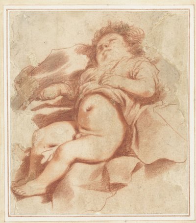 Studie spícího dítěte od Guercino