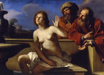 Susannah a starší, 1649-1650 od Guercino
