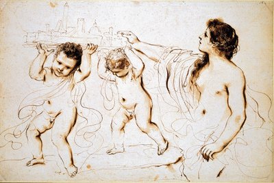 Znak města Bologna, 1625-1629 od Guercino
