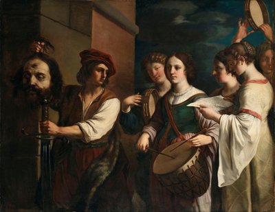Davidův triumf od Guercino