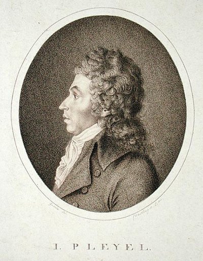 Ignaz Joseph Pleyel (1757-1831) vyryl F. W. Nettling od Guerin (after)