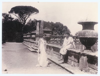 Bagnaia, Villa Lante (foto) od Guglielmo (1852-1930) Plüschow