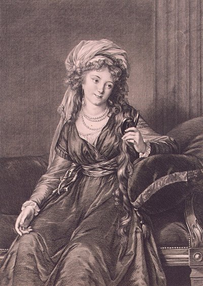 Portrét hraběnky Jekatěriny Skavronské, rozené von Engelhardt 1761-1829, 1791 od Guglielmo Morghen