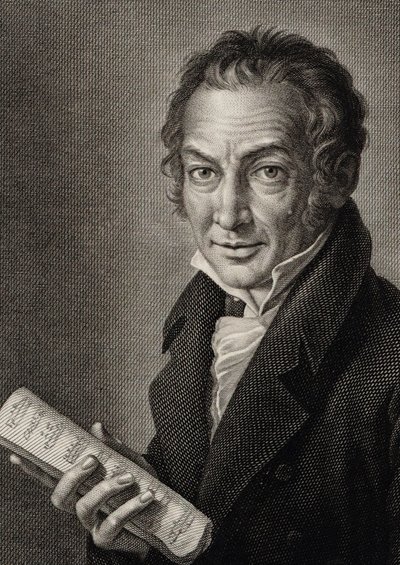 Portrét skladatele Nicoly Antonia Zingarelliho 1752-1837, 1816. od Guglielmo Morghen