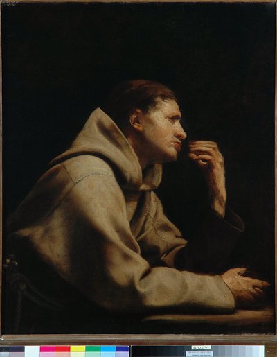 Františkán (olej na plátně) od Guido Cagnacci