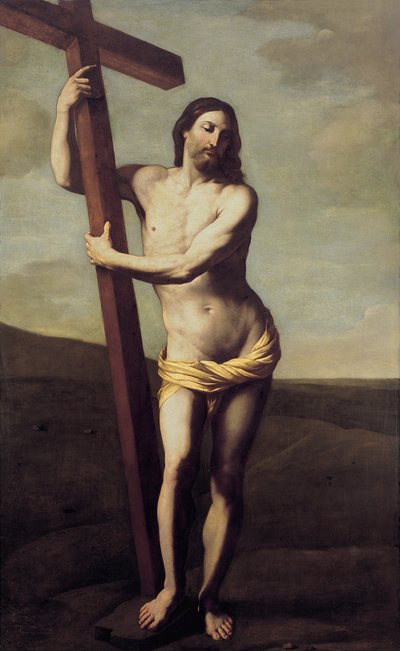 Kristus objímající kříž od Guido Reni