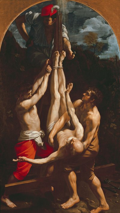 Ukřižování svatého Petra od Guido Reni