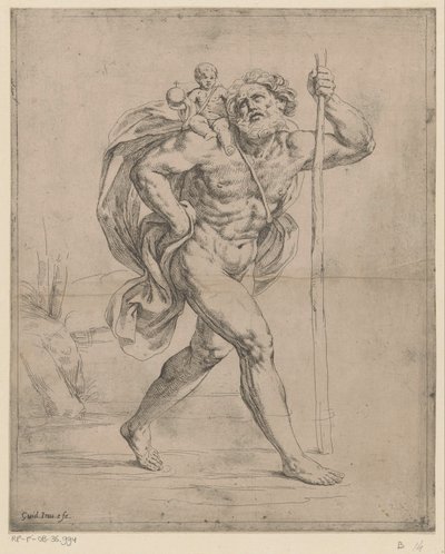 Svatý Kryštof od Guido Reni