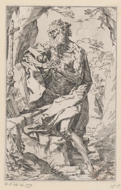 Svatý Jeroným v divočině od Guido Reni