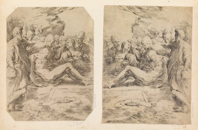 Entombment, ca. 1595-1600. od Guido Reni