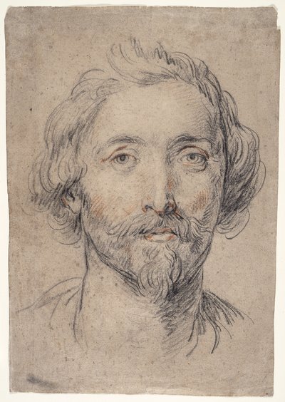 Hlava muže [Nicholas Lanier?] od Guido Reni