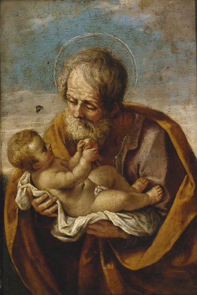 Josef a Ježíšek v náručí od Guido Reni