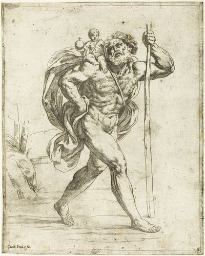 Svatý Kryštof od Guido Reni