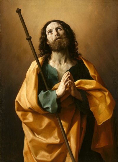 Svatý Jakub Větší, kolem 1636-38 (olej na plátně) od Guido Reni