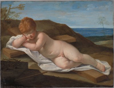 Spící Ježíšek od Guido Reni