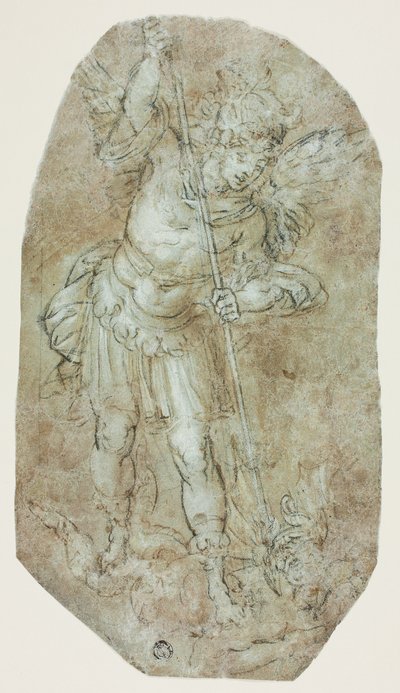 Svatý Michael Archanděl a ďábel od Guido Reni