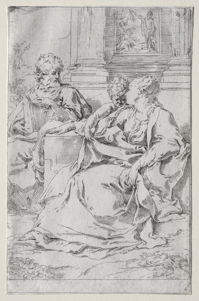 Svatá rodina. od Guido Reni