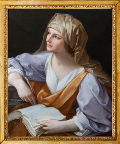 Obraz Sibyly od Guida Reniho zvaný Průvodce (1575-1642) Byty od Marie Brignole Sale (Brignole-Sale) De Ferrari, vévodkyně z Galliery (1811-1888), nábytek pochází z hotelu Matignon, jeho pařížské rezidence. Palazzo Rosso, Genes od Guido Reni