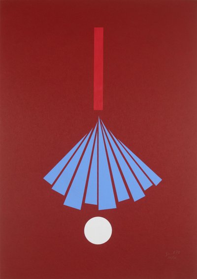 Obrácená baletka č. 1, 2018 (sítotisk) od Guilherme Pontes