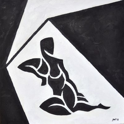 Lygia Nº4, 2014 (olej na plátně) od Guilherme Pontes