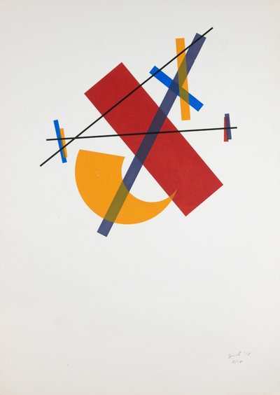 Movement Nº1, 2018 (sítotisk) od Guilherme Pontes