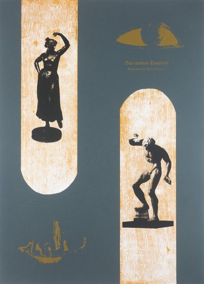 O druhé taneční písni,Tak pravil Zarathustra, 2025 (dřevoryt a sítotisk) od Guilherme Pontes