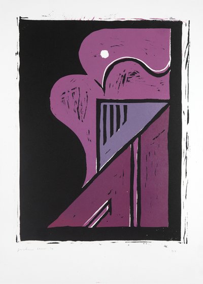 Portrait Of A Ballerina Nº2, 2019 (linoryt) od Guilherme Pontes