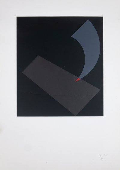 Prometheus Wound In Silkscreen, 2018 (sítotisk) od Guilherme Pontes