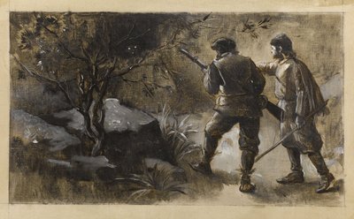 Kennybol a Guldon Stayper, asi 1889 (olej na plátně) od Guillaume Albert Demarest