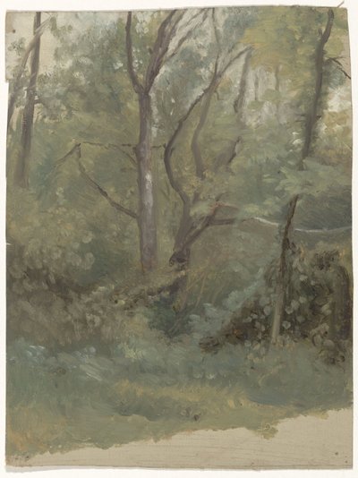 výhled na les od Guillaume Anne van der Brugghen