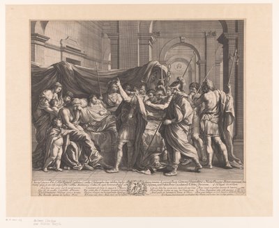 Germanicus na smrtelné posteli od Guillaume Chasteau